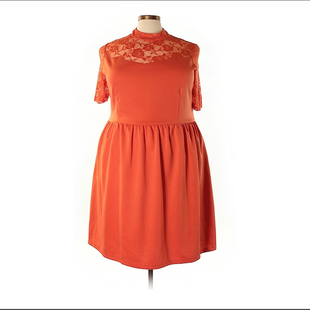 Plus size fall dress